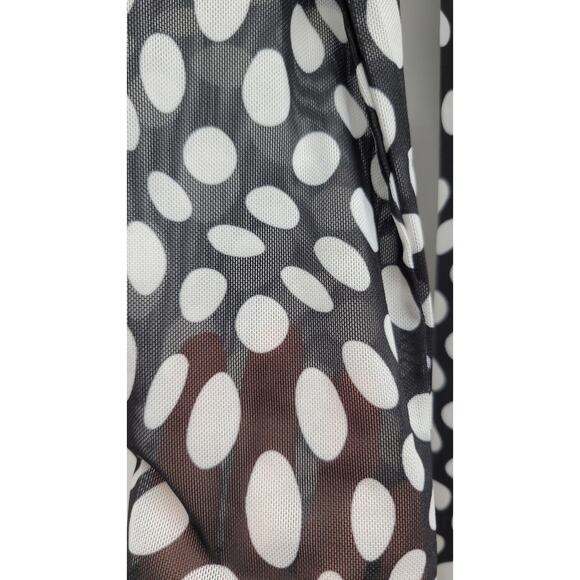 11 Honoré Niara Dot Print Long Sleeve Dress New Size 1X - Picture 7 of 9